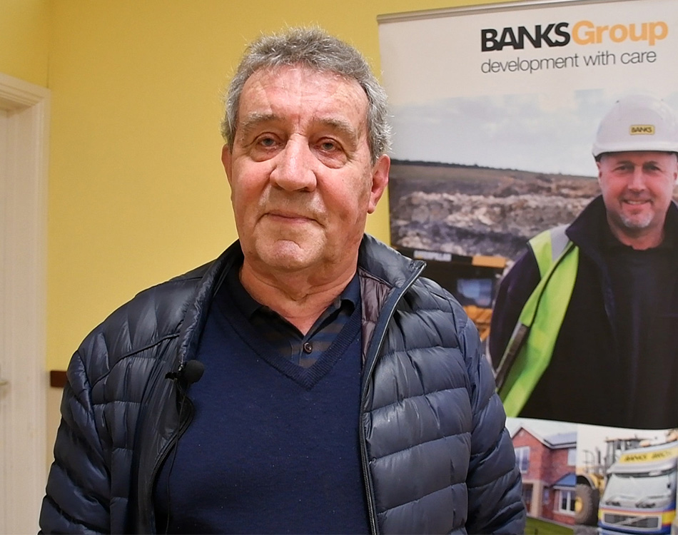 Former councillor, Tony Sockett shows his support for Thorpe Marsh Green Energy Hub