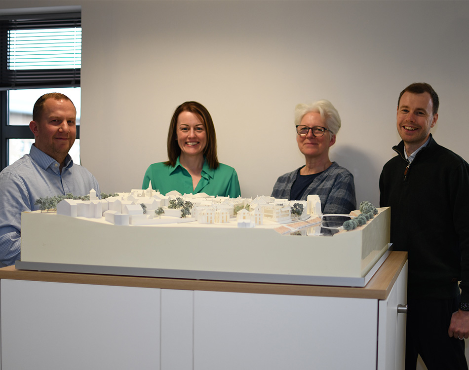 Members of Banks Homes' West Rainton project team - from left, Stephen Miller, Laura Emmerson, Kate Culverhouse and Joe Anderson-Cable