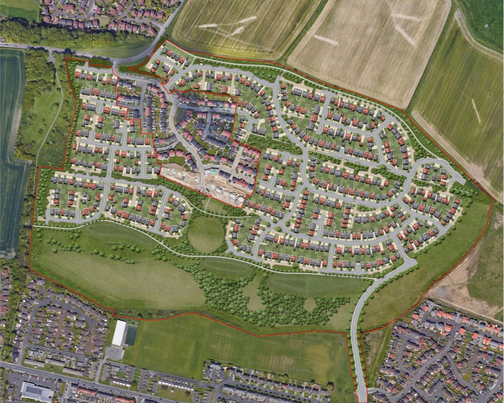 Killingworth Moor South site plan