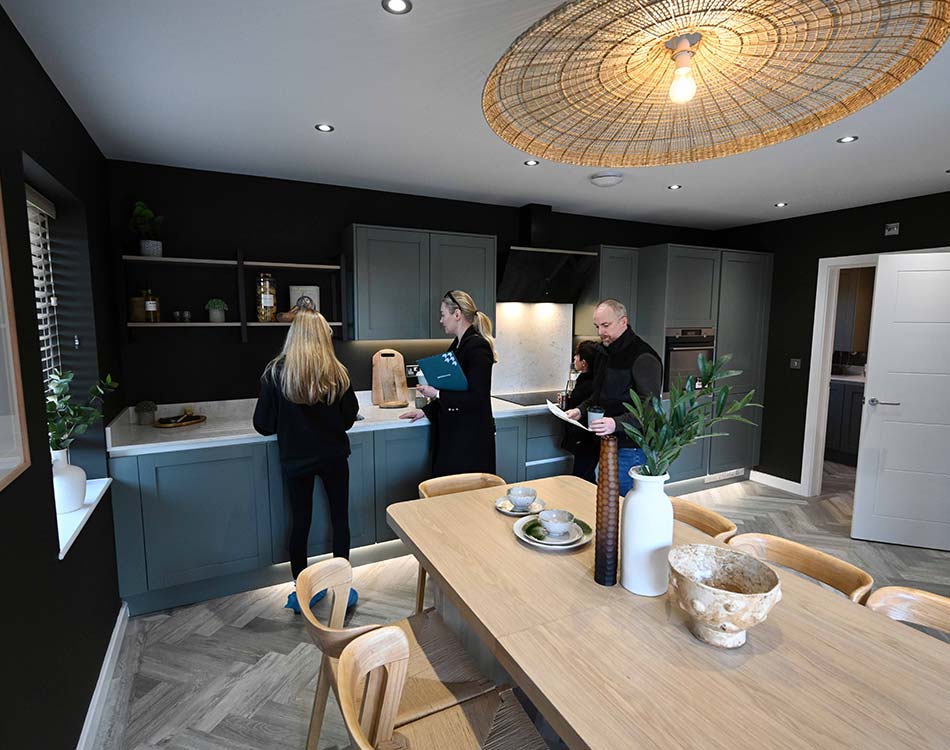 Visitors taking a tour of the new show homes at Banks Homes' Cathedral Meadows development in West Rainton