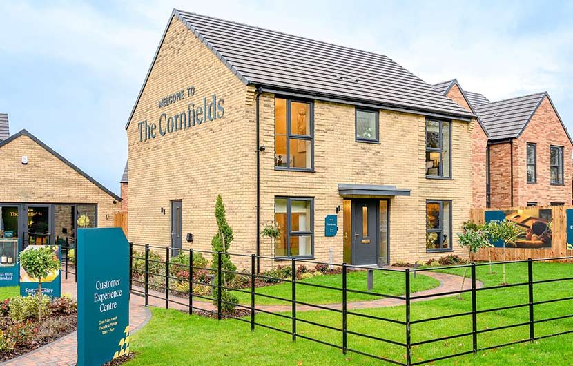 One of the show homes at Banks Homes' Cornfields development in Yarm