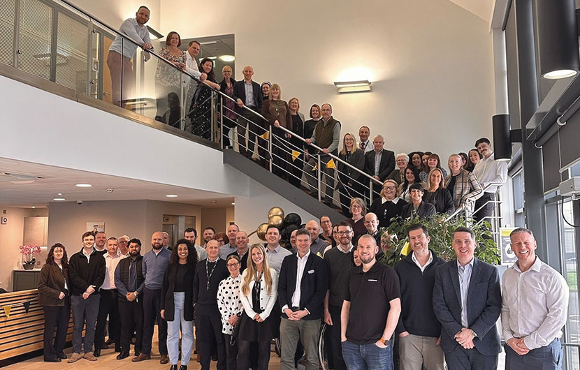 Members of the Banks Group team at the company's Meadowfield headquarters